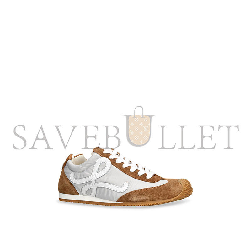 LOEWE BALLET RUNNER 2.0 NYLON AND SUEDE LOW-TOP TRAINERS 